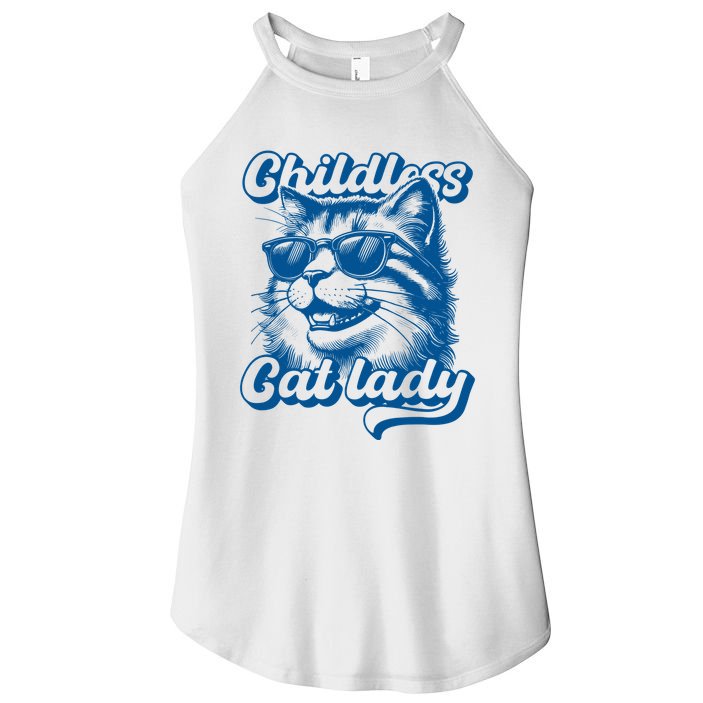 Childless Cat Ladies Against Fascism Women's Perfect Tri Rocker Tank