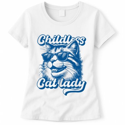 Childless Cat Ladies Against Fascism Womens T-Shirt