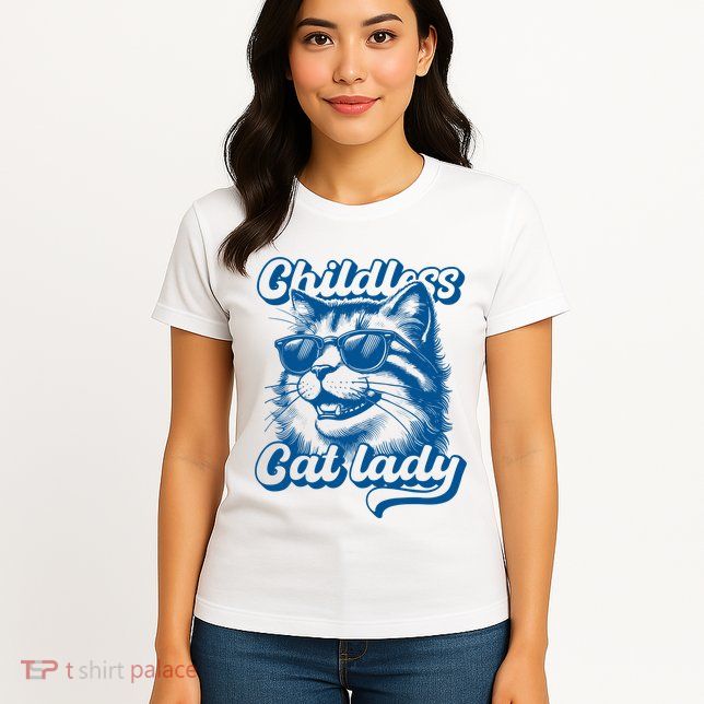 Childless Cat Ladies Against Fascism Womens T-Shirt