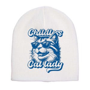 Childless Cat Ladies Against Fascism Short Acrylic Beanie