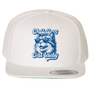 Childless Cat Ladies Against Fascism Wool Snapback Cap