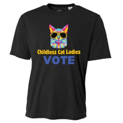 Childless Cat Ladies Voting Cooling Performance Crew T-Shirt