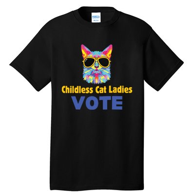 Childless Cat Ladies Voting Tall T-Shirt