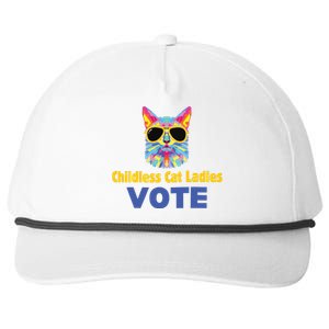 Childless Cat Ladies Voting Snapback Five-Panel Rope Hat