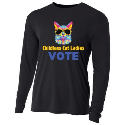 Childless Cat Ladies Voting Cooling Performance Long Sleeve Crew