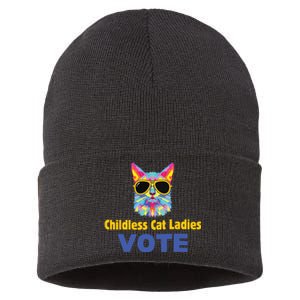 Childless Cat Ladies Voting Sustainable Knit Beanie