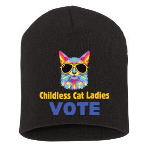 Childless Cat Ladies Voting Short Acrylic Beanie