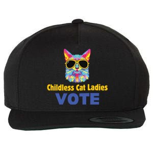 Childless Cat Ladies Voting Wool Snapback Cap