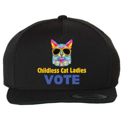 Childless Cat Ladies Voting Wool Snapback Cap