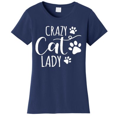 Crazy Cat Lady Funny Cat Meow For Men Women Love Cat Women's T-Shirt