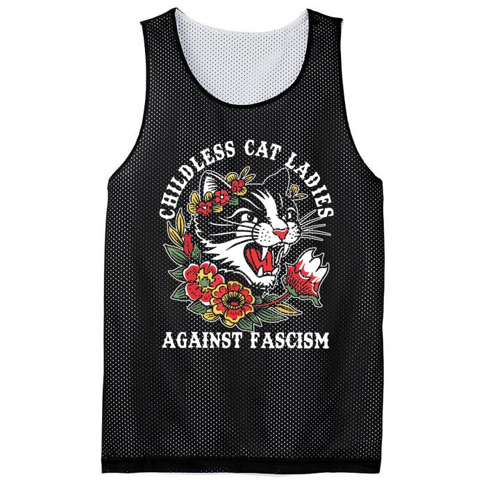 Childless Cat Ladies Voting Election 2024 Usa Vintage Mesh Reversible Basketball Jersey Tank