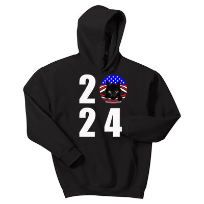 Childless Cat Ladies Vote 2024 Retro Kids Hoodie