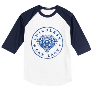 Childless Cat Lady Brave Proud Independent Apparel Baseball Sleeve Shirt