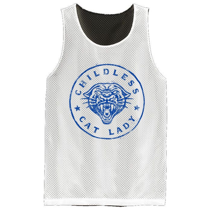 Childless Cat Lady Brave Proud Independent Apparel Mesh Reversible Basketball Jersey Tank