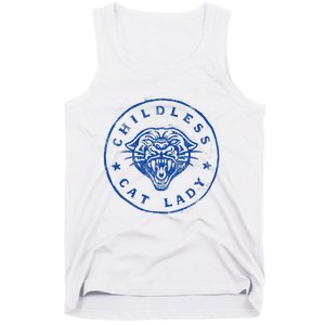 Childless Cat Lady Brave Proud Independent Apparel Tank Top