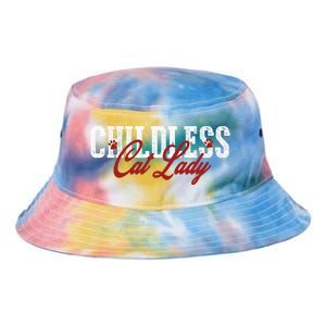 Childless Cat Lady Cat Ladies For Kamala Harris 2024 Tie Dye Newport Bucket Hat