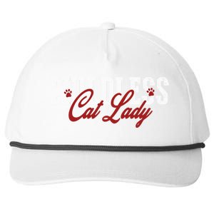 Childless Cat Lady Cat Ladies For Kamala Harris 2024 Snapback Five-Panel Rope Hat