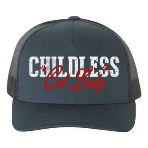 Childless Cat Lady Cat Ladies For Kamala Harris 2024 Yupoong Adult 5-Panel Trucker Hat