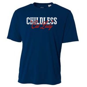 Childless Cat Lady Cat Ladies For Kamala Harris 2024 Cooling Performance Crew T-Shirt