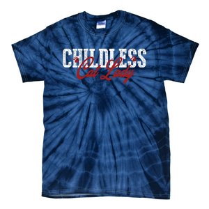 Childless Cat Lady Cat Ladies For Kamala Harris 2024 Tie-Dye T-Shirt