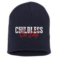 Childless Cat Lady Cat Ladies For Kamala Harris 2024 Short Acrylic Beanie