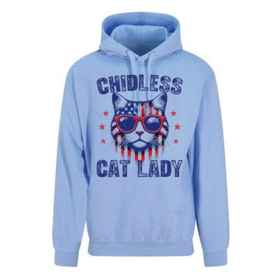 Childless Cat Ladies For Kamala Harris 2024 Election Unisex Surf Hoodie