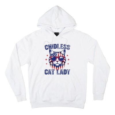 Childless Cat Ladies For Kamala Harris 2024 Election Hoodie