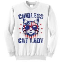 Childless Cat Ladies For Kamala Harris 2024 Election Sweatshirt