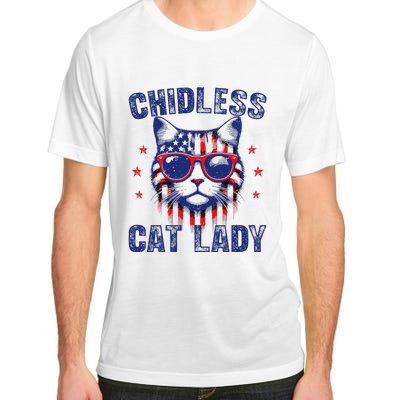 Childless Cat Ladies For Kamala Harris 2024 Election Adult ChromaSoft Performance T-Shirt