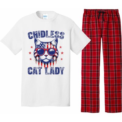 Childless Cat Ladies For Kamala Harris 2024 Election Pajama Set