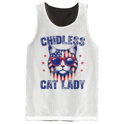 Childless Cat Ladies For Kamala Harris 2024 Election Mesh Reversible Basketball Jersey Tank