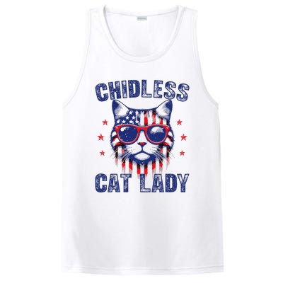 Childless Cat Ladies For Kamala Harris 2024 Election PosiCharge Competitor Tank