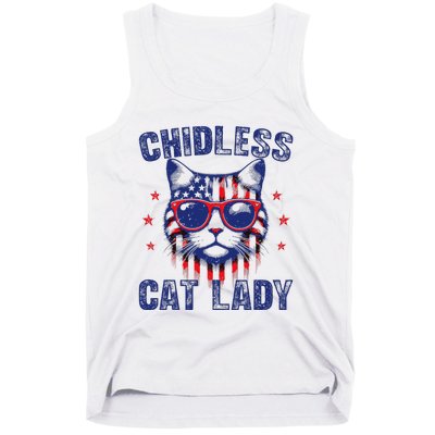 Childless Cat Ladies For Kamala Harris 2024 Election Tank Top