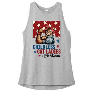 Childless Cat Ladies Childless Cat Lady Ladies PosiCharge Tri-Blend Wicking Tank