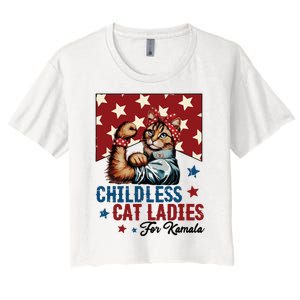 Childless Cat Ladies Childless Cat Lady Women's Crop Top Tee