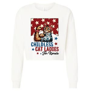 Childless Cat Ladies Childless Cat Lady Cropped Pullover Crew