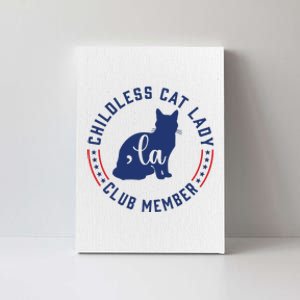 Childless Cat Lady Club Member Canvas