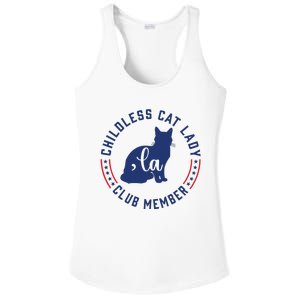 Childless Cat Lady Club Member Ladies PosiCharge Competitor Racerback Tank