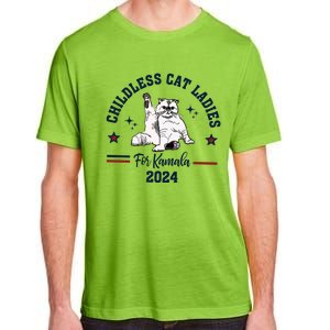 Childless Cat Lady Feminist Vote Adult ChromaSoft Performance T-Shirt