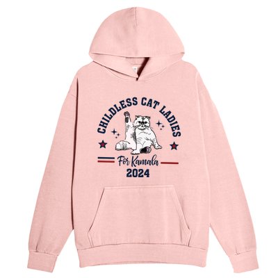 Childless Cat Lady Feminist Vote Urban Pullover Hoodie