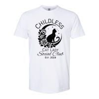 Childless Cat Lady Social Club Meme Cat Kamala Harris 2024 Softstyle CVC T-Shirt