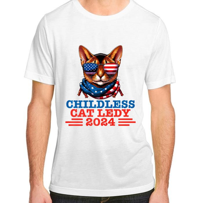 Childness Cat Ladies For President Kamala Harris 2024 Adult ChromaSoft Performance T-Shirt