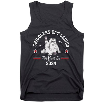 Childless Cat Ladies For Kamala Harris 2024 Election Tank Top