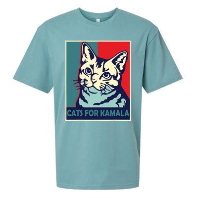 Childless Cat Lady Is Voting Kamala Harris President 2024 Sueded Cloud Jersey T-Shirt