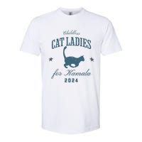 Childless Cat Ladies Against Fascism Feminist Softstyle CVC T-Shirt