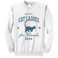 Childless Cat Ladies Against Fascism Feminist Sweatshirt