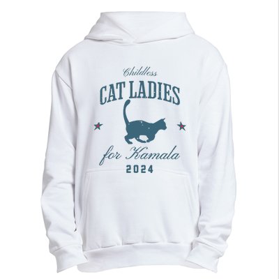 Childless Cat Ladies Against Fascism Feminist Urban Pullover Hoodie