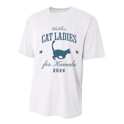 Childless Cat Ladies Against Fascism Feminist Performance Sprint T-Shirt