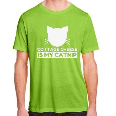 Cottage Cheese Lover Funny Cute Cat Gifts Adult ChromaSoft Performance T-Shirt