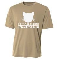 Cottage Cheese Lover Funny Cute Cat Gifts Cooling Performance Crew T-Shirt